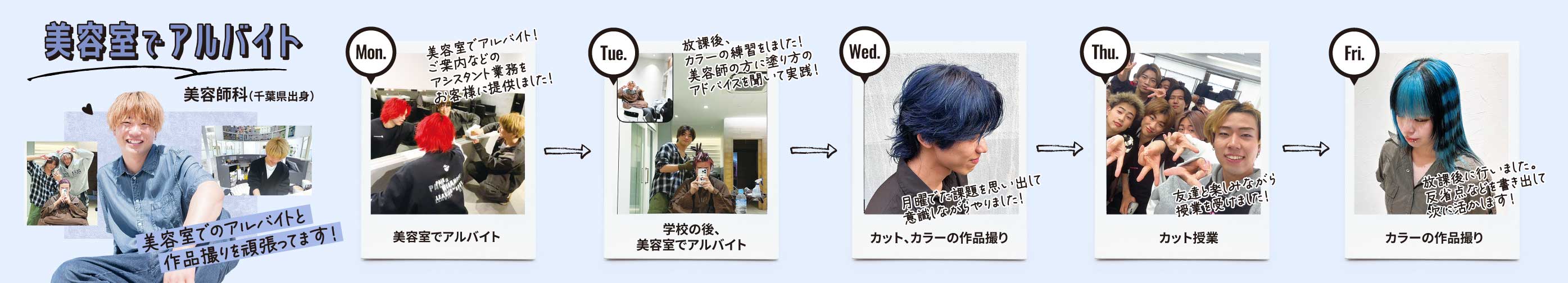 河田さんの1週間のスケジュール