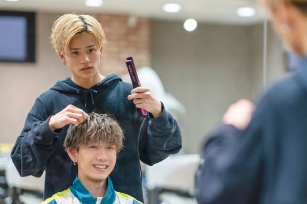 ヘアスタイリング