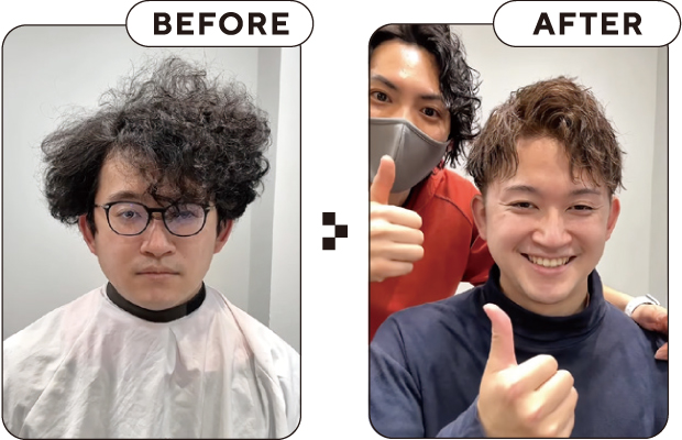 横井さんの変身動画